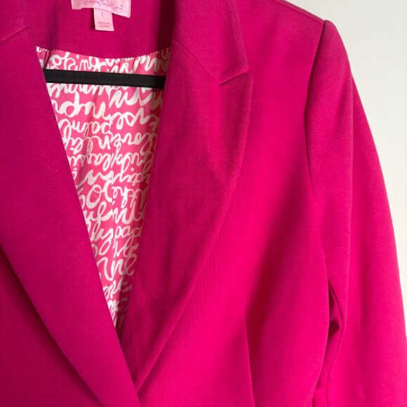 Lilly Pulitzer Leighton blazer in Hot Pink - Picture 2 of 5
